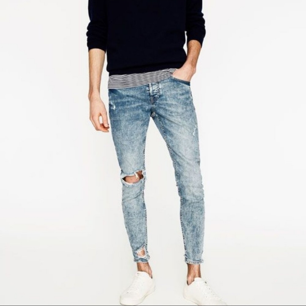 ZARA  Man  Skinny jeans ripped